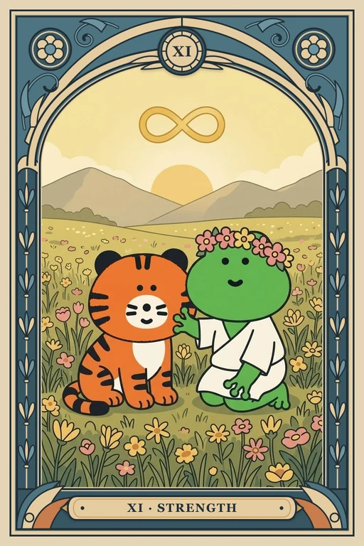 힘 카드 그림 (치니파이 친구들 덱)