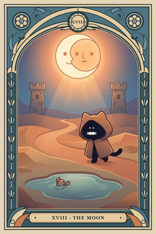 달 카드 그림 (치니파이 친구들 덱)