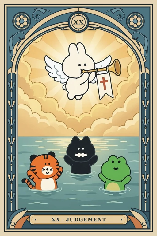 심판 카드 그림 (치니파이 친구들 덱)