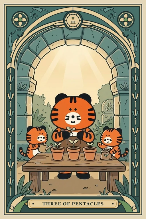 동전 3 카드 그림 (치니파이 친구들 덱)