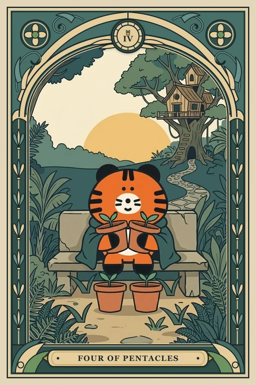 동전 4 카드 그림 (치니파이 친구들 덱)