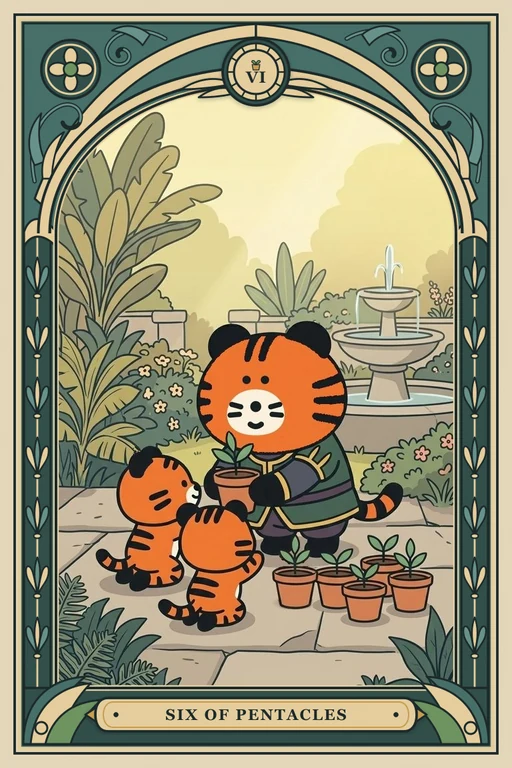 동전 6 카드 그림 (치니파이 친구들 덱)