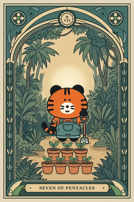 동전 7 카드 그림 (치니파이 친구들 덱)