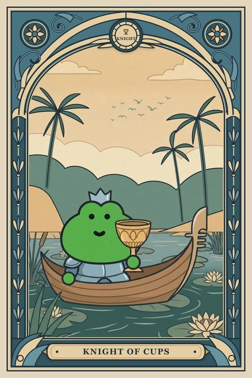 컵 기사 카드 그림 (치니파이 친구들 덱)