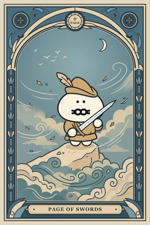 검 시종 카드 그림 (치니파이 친구들 덱)